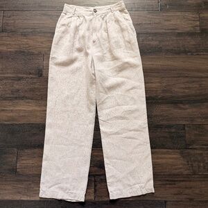 Reformation Cream Trousers
